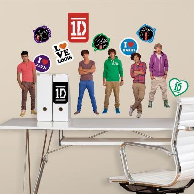 27 Stickers repositionnable One Direction pour 21