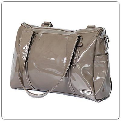 Vanchi soho boxy sac en cuir artificiel taupe pour 103