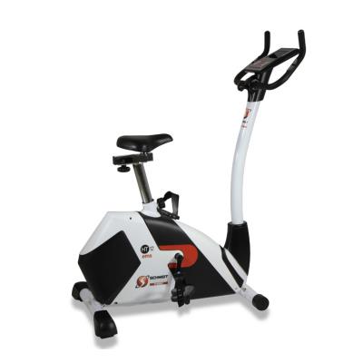 Schmidt Ht12 Ems Sc0243 Vélo D´appartement. Volant D´inertie De 8kg. Système De Frein Elestromagnétique Ems, Moniteur Lcd, Roulettes De Transport, Blanc Et Noir pour 477