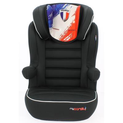 Sige auto ISOFIX FRANCE Groupe 2/3 de 15  36kg - Fabrication 100% Franaise - 3 toiles Test TCS - Protections latrales - Cale tte rembourr et ajustable - Accoudoirs relevables pour 85