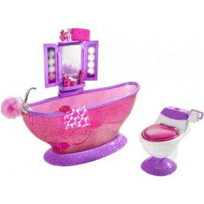 Mattel - Barbie - Mobilier basique : Salle de bain pour 256