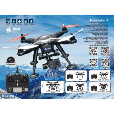 Drone radiocommand Fantme avec GPS et support de camra anti-vibration pour 550