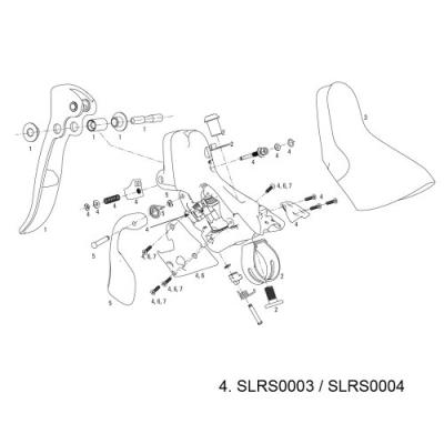 Sram Road Sram Shifter Body Assy Red Right Gears Road Derailleurs Greys pour 37