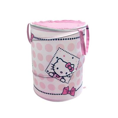 Panier  linge - Pop up textile Hello Kitty ! pour 9