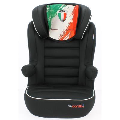 Sige auto ISOFIX ITALIA Groupe 2/3 de 15  36kg - Fabrication 100% Franaise - 3 toiles Test TCS - Protections latrales - Cale tte rembourr et ajustable - Accoudoirs relevables pour 85