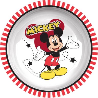 Assiette creuse Mickey 19,5 cm en mlamine 5061122 - Trudeau pour 4
