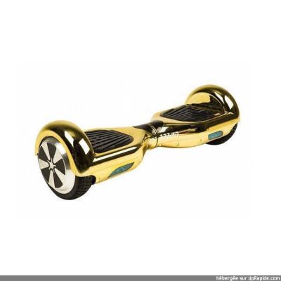 Gyropode Hoverboard Skatus 6,5 Enceintes Bluetooth Dore Chrome pour 259