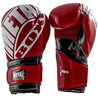 Metal Boxe Gants Entraînement Et Compétition Rouge 10 Oz pour 63