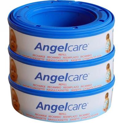 Angelcare - Lot de 3 recharges pour poubelle  couches Angelcare pour 28