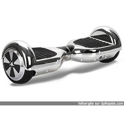 Gyropode Hoverboard Skatus 6,5 Enceintes Bluetooth Argente Chrome pour 259