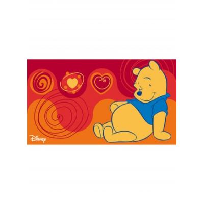 Tapis enfant - Winnie assis - rouge 50x80 cm en Polypropylne pour 22