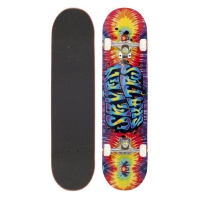 Seven Skate Sevdektied Tie Dye Skateboard Rouge Violet 19,9 Cm 7,8 pour 103