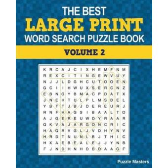 The Best Large Print Word Search Puzzle Book Volume Version