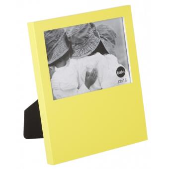 accueil livre papeterie photo numérique cadre print 15x20 jaune