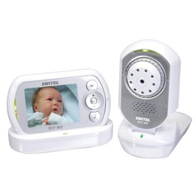 Babyphone Switel BCF900 - Video Surveillance Ecran Couleur Large LCD - Vision Nocturne + Berceuse + Veilleuse pour 228