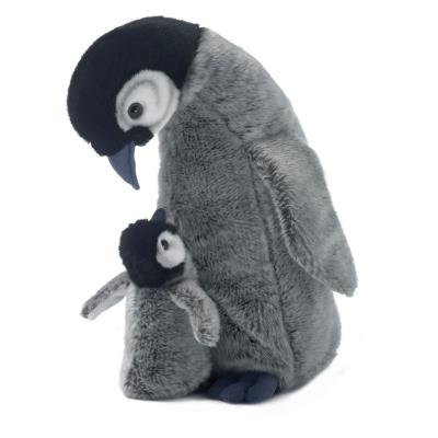 Wwf - 15189003 - peluche - maman pingouin avec bb - 30 cm pour 32
