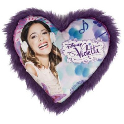 Coussin violetta - coeur pour 18