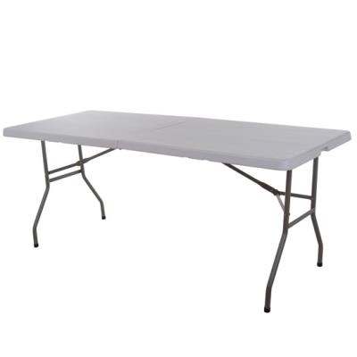 Table De Camping Réception Pliante Portable En Plastique 183x76x73cm Blanc - Homcom pour 60