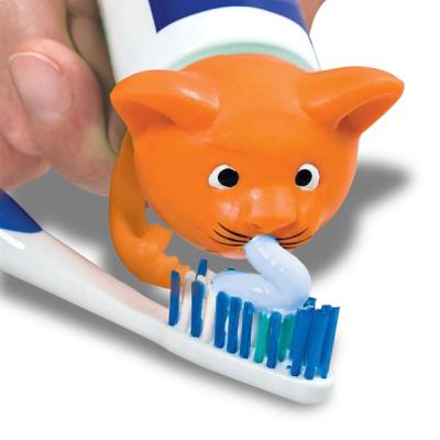 Bouchon pour distribution de dentifrice forme de chat pour 10