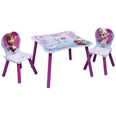 Delta tt89498fz reine des neiges table et chaise pour enfant mdf bois rose 59,69 x 59,69 x 43,82 cm pour 54
