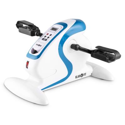 Klarfit Cycloony Minibike Appareil D´entraînement 120 Kg Télécommande Blanc/bleu pour 120