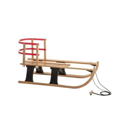 Hamax Lillehammer 540026 Mini Luge En Bois De Hêtre Avec Support Lombaire Noir/érable pour 114