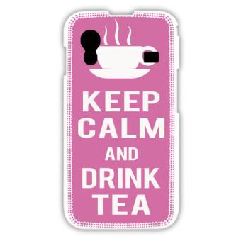Coque Samsung ACE S5830 Keep Calm Drink Tea Rose rigide 100% made in
