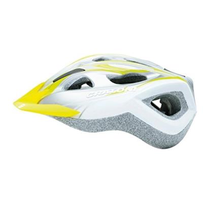 Cratoni Siron Casque Argent Silver Yellow Glossy 52-60 Cm pour 45