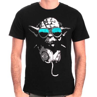 T Shirt Star Wars Yoda Cool Preto Tamanho L Star Wars Yoda