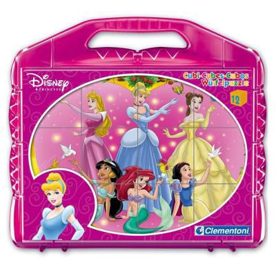 Malette 12 cubes Disney : Princesse Disney Clementoni pour 7