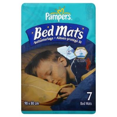 pampers bed mats compact bag (3 packs of 7, total 21 mats) pour 18