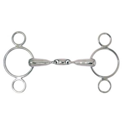 Pfiff Mors 3 Anneaux À Double Brisure Argent 13,5 Cm pour 45