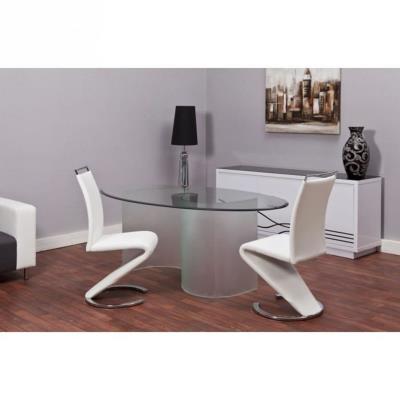 Sidney lot de 2 chaises de salle a manger blanc pour 245