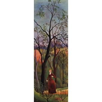 Henri Rousseau Poster Reproduction À La Lisière De Forêt, Détail