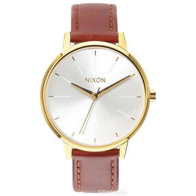 Montres Nixon Kensington Leather Gold/saddle pour 149