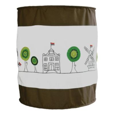 taftan - suspension en tissu arbres en crochet verts - marron / blanc / vert pour 55