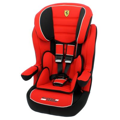 Dstockage ! Sige auto ISOFIX Ferrari Groupe 1/2/3 ( 9  36kg) - Fabrication 100% Franaise - 3 toiles Test TCS - Protections latrales - Cale tte rembourr et ajustable - Accoudoirs relevables pour 90