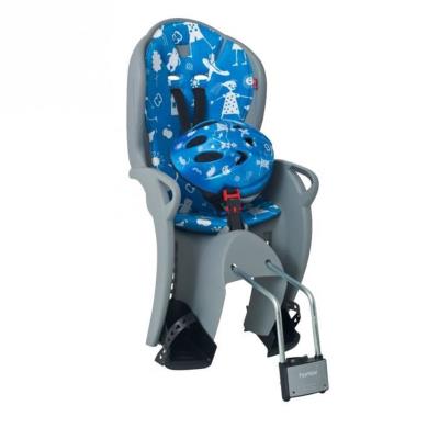 Hamax porte bb cycle kiss + casque enfant bleu pour 76