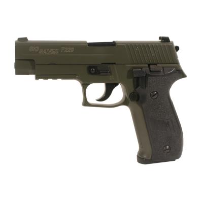 Pistolet  billes SIG P226 Gaz BlowBack OD Green 0,8j Full Mtal pour 240