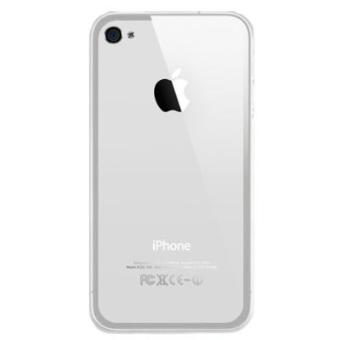 NOVAGO&reg; Bumper gel transparent /contour de Coque iPhone 4/ 4S