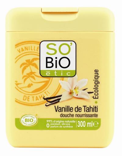 SoBio Etic - Gel douche, Vanille de Tahiti, 300 ml pour 19