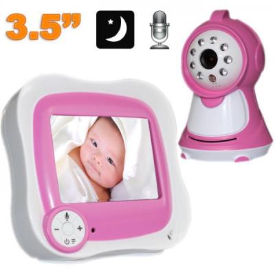 Babyphone vido 3.5 pouces babycam vision nocturne surveillance bb pour 169