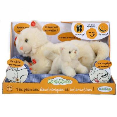 Teeboo miamoo peluche sonore maman chat et chaton pour 59