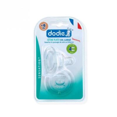 Dodie ttine plate col large +6 mois silicone 6322265 pour 4