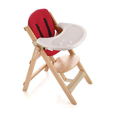 Chaise haute twig bois rouge pour 159