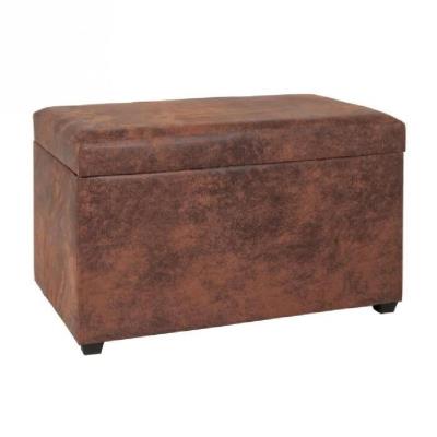 Coffre de rangement 65 cm marron pour 78