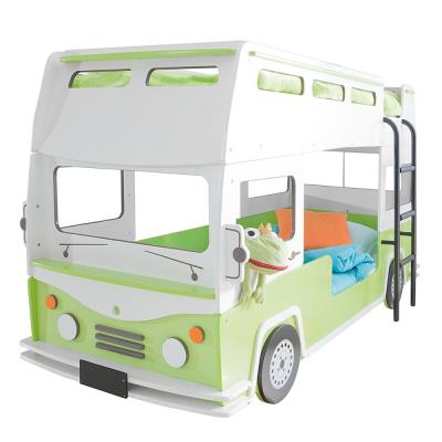 Lit superpos camion 90 x 190/200 cm, coloris vert clair et blanc -PEGANE- pour 938