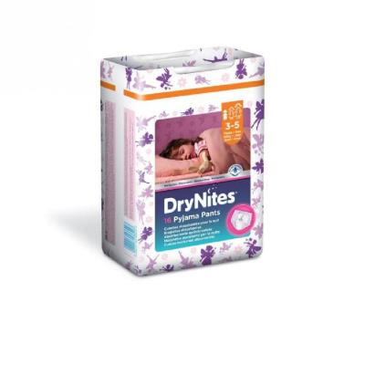 Huggies - 2156061 - dry nites - 3-5 ans - fille - 16 couches pour 15