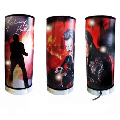 Lampe Johnny Hallyday Flammes pour 32