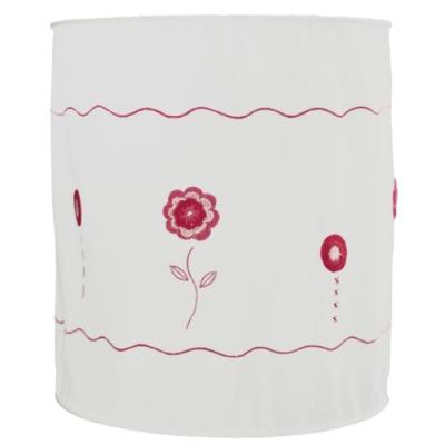 taftan - suspension en tissu fleurs en crochet roses - rose / blanc pour 43